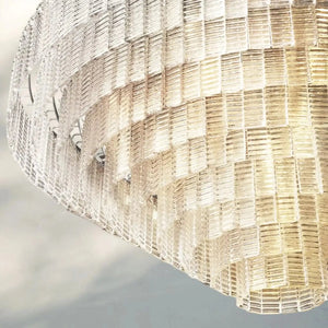 Sirena Smoke Round Chandelier 41" 52‘’ 65‘’-