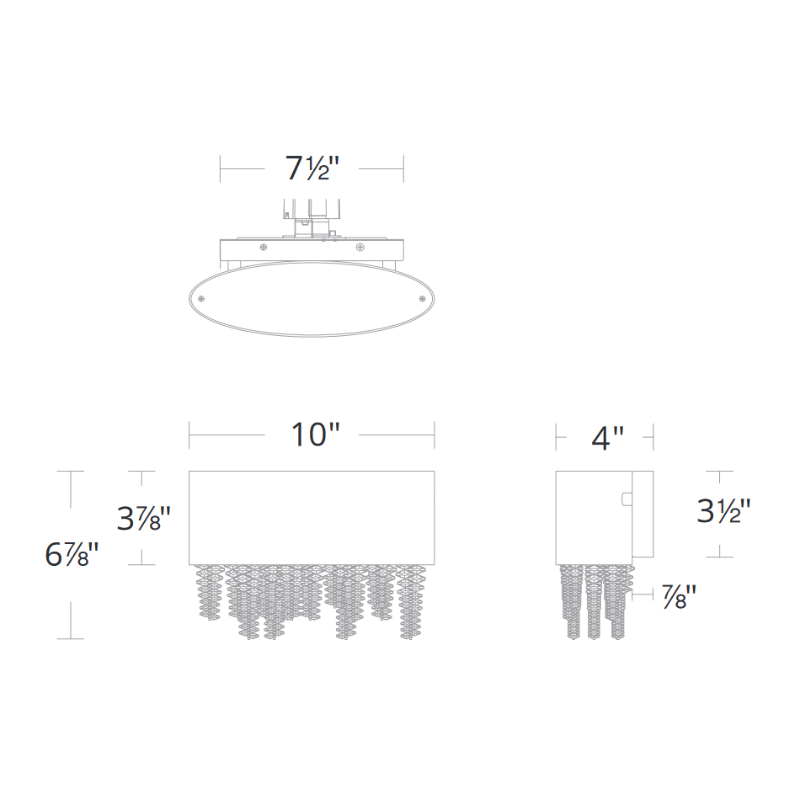 Aria S3510 Soleil 1-lt 10" LED Vanity