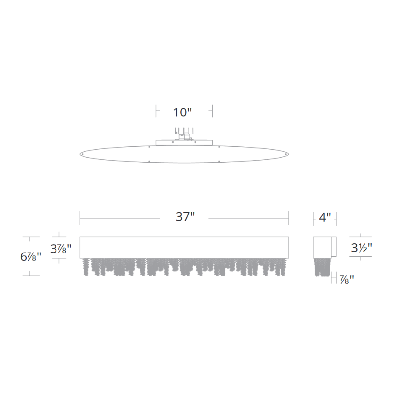 Aria S3537 Soleil 1-lt 37" LED Vanity