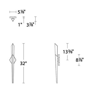 Solitude LED Wall Light - Arialamps