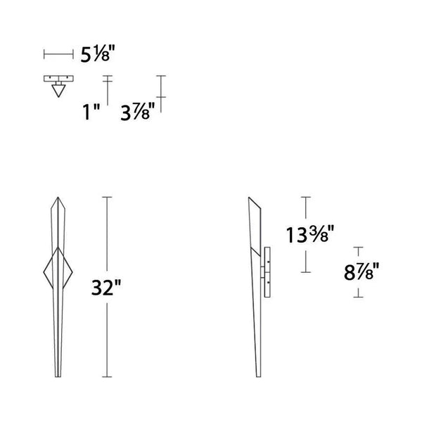 Solitude LED Wall Light - Arialamps