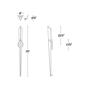 Solitude LED Wall Light - Arialamps