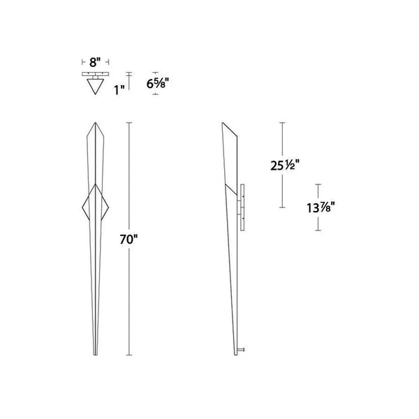 Solitude LED Wall Light - Arialamps