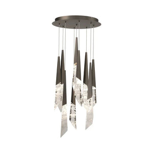 Solitude Round LED Multi Chandelier - Arialamps