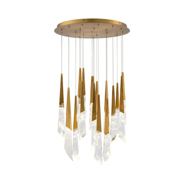 Solitude Round LED Multi Chandelier - Arialamps