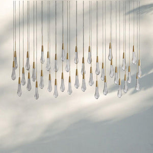 Solitaire Linear Chandelier 37"50"70"87"87"120"-