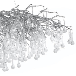 Stunning Tree Branch Crystal Chandelier with Clear Teardrop-shaped for Living/Dining Room-Chandeliers-Arialamps