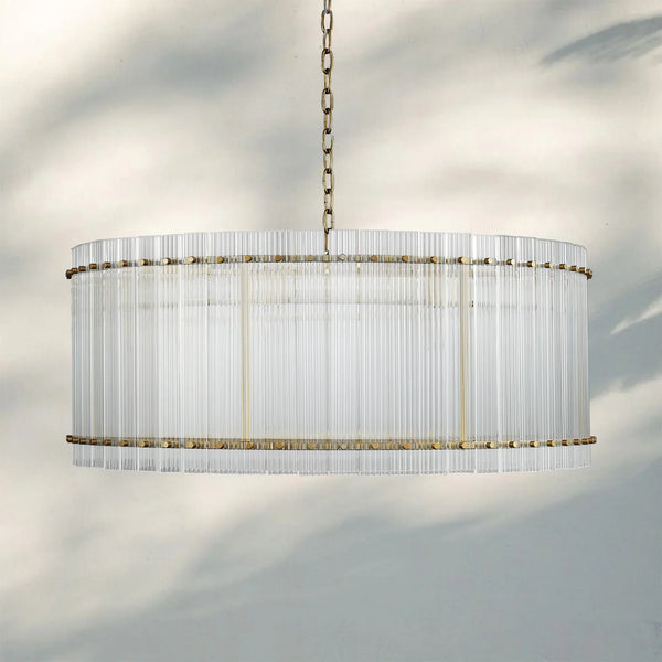 Sun Marco Crystal Round Chandelier-