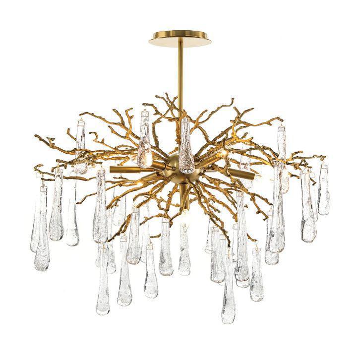 Teardrop 7-Light Chandelier-chandeliers for dining room,chandeliers for stairways,chandeliers for foyer,chandeliers for bedrooms,chandeliers for kitchen,chandeliers for living room-Arialamps