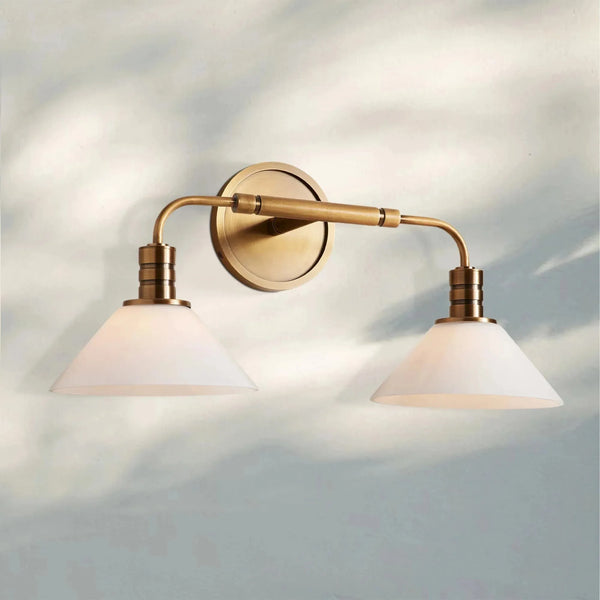 Theron Double Wall Sconce - Arialamps