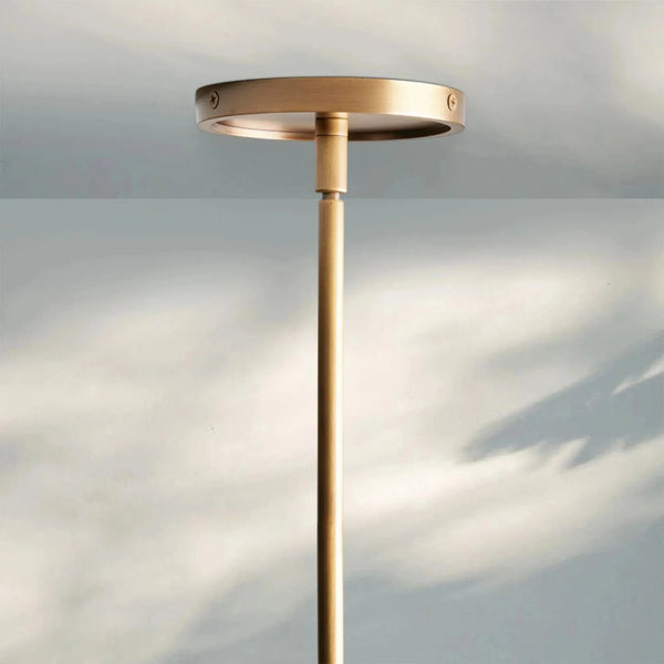 Theron Glass Round Chandelier 30'' 52'' - Arialamps