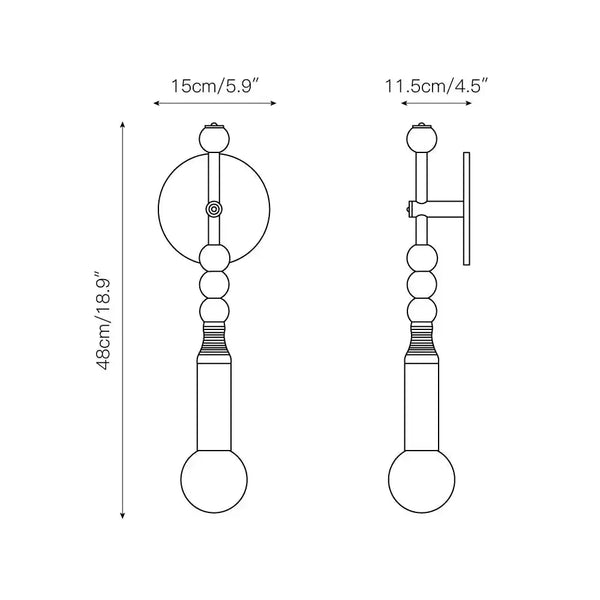 Toam Wall Lamp - Arialamps