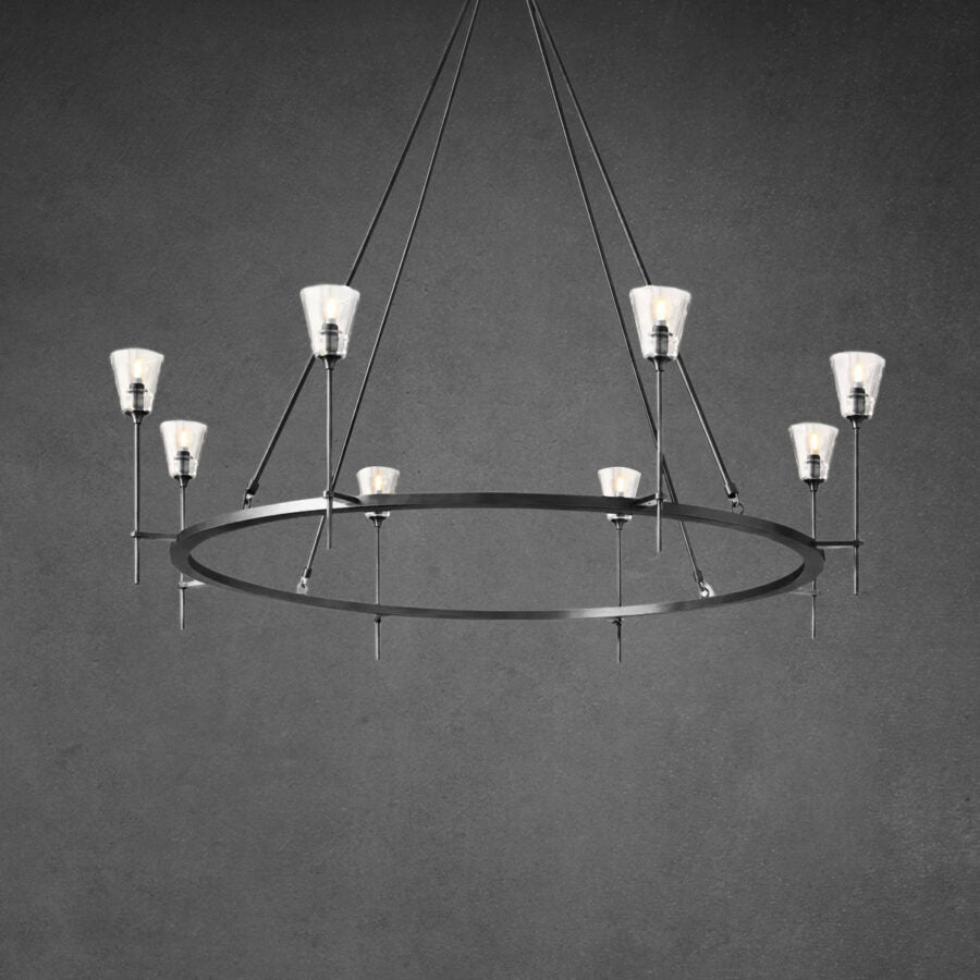 Torche Round Chandelier 58″