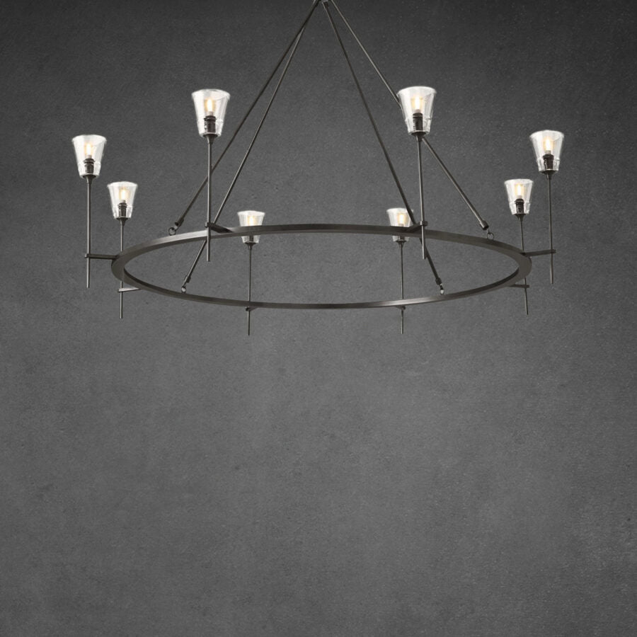 Torche Round Chandelier 58″
