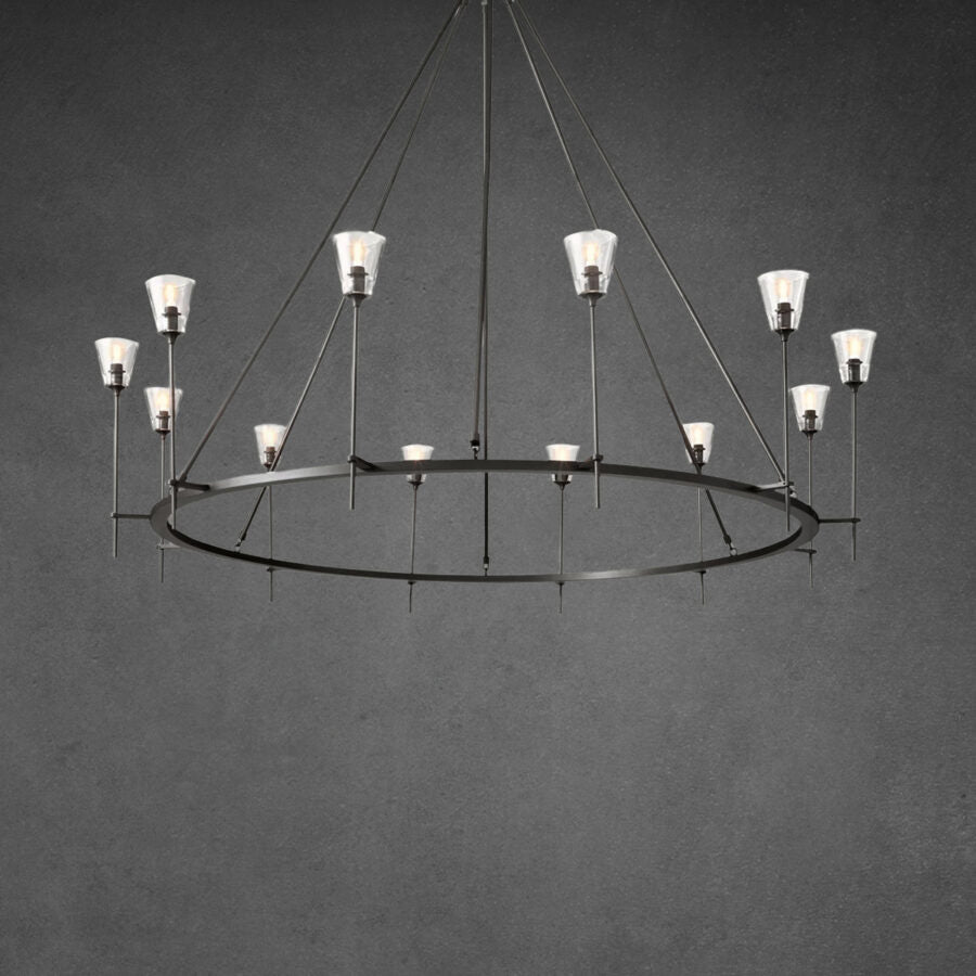 Torche Round Chandelier 70″