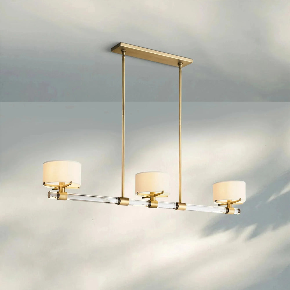 Trumane Linear Chandelier 54" 72'' - Arialamps