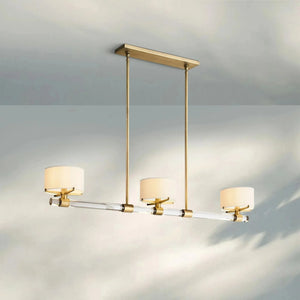 Trumane Linear Chandelier 54" 72'' - Arialamps