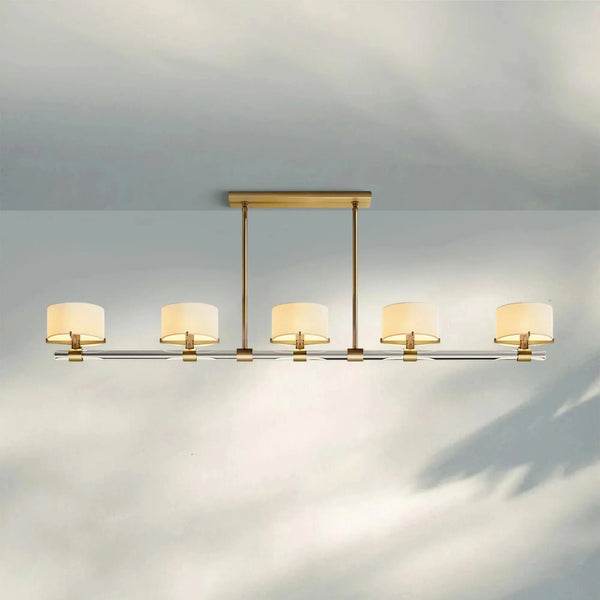 Trumane Linear Chandelier 54" 72'' - Arialamps