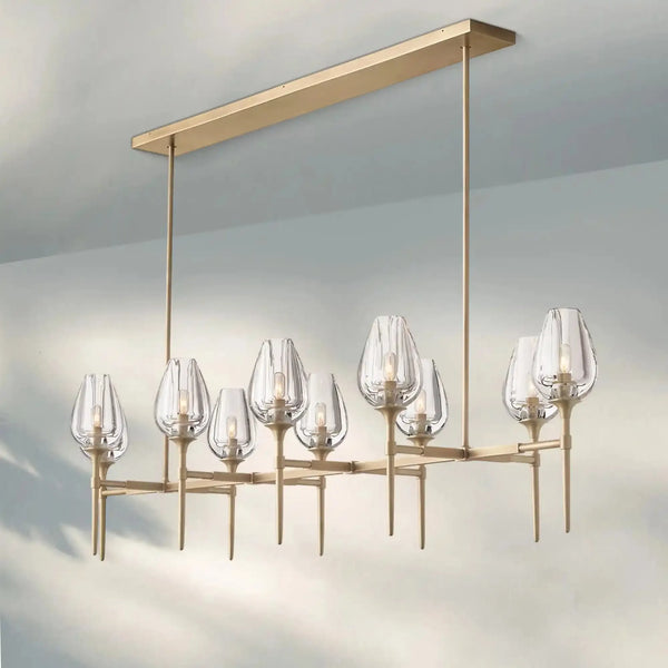 Tuilpl Linear Chandelier 52'' 65''-
