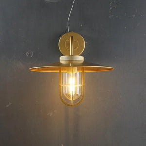 Utilitaive Barn Outdoor Wall Sconce — Indusrrial Metal Wall Light Fixture