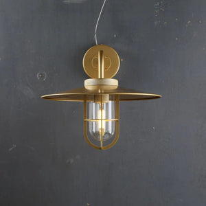 Utilitaive Barn Outdoor Wall Sconce — Indusrrial Metal Wall Light Fixture