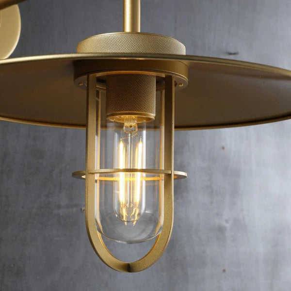 Utilitaive Barn Outdoor Wall Sconce — Indusrrial Metal Wall Light Fixture