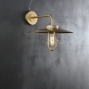 Utilitaive Barn Outdoor Wall Sconce — Indusrrial Metal Wall Light Fixture