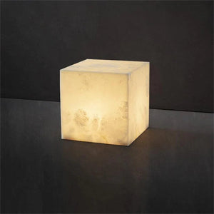 Vasilia Alabaster Cubic Pendant For Dining Table, Kitchen Island Pendant Chandeliers Kevin Studio Inc