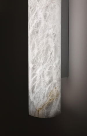 Venus Modern Linear Alabaster Wall Sconce 3'' 4.7''-Arialamps