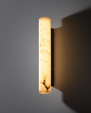 Venus Modern Linear Alabaster Wall Sconce 3'' 4.7''-Arialamps