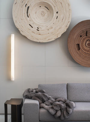 Venus Modern Linear Alabaster Wall Sconce 3'' 4.7''-Arialamps