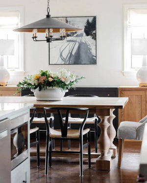 Veritas Black Chandelier 36'' For living room, bedroom, Foyer Entryway - Arialamps