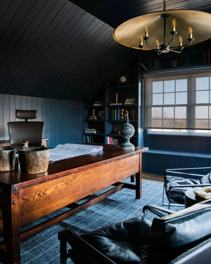 Veritas Black Chandelier 36'' For living room, bedroom, Foyer Entryway - Arialamps