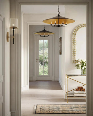 Veritas Black Chandelier 36'' For living room, bedroom, Foyer Entryway - Arialamps