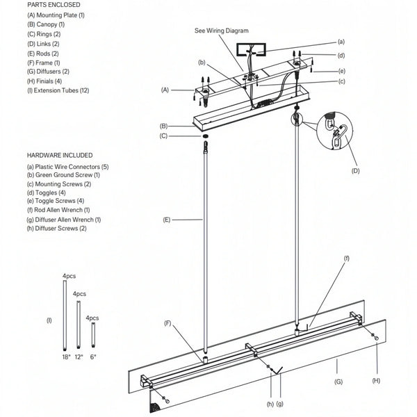 Veuvery Linear Chandelier 54" 72"-chandeliers for dining room,chandeliers for stairways,chandeliers for foyer,chandeliers for bedrooms,chandeliers for kitchen,chandeliers for living room-Arialamps