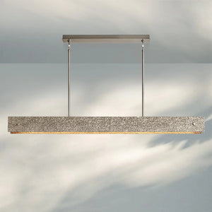 Veuvery Linear Chandelier 54" 72"-chandeliers for dining room,chandeliers for stairways,chandeliers for foyer,chandeliers for bedrooms,chandeliers for kitchen,chandeliers for living room-72''-Pewter-Arialamps