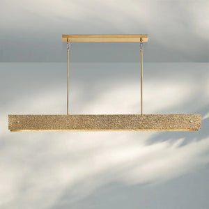 Veuvery Linear Chandelier 54" 72"-chandeliers for dining room,chandeliers for stairways,chandeliers for foyer,chandeliers for bedrooms,chandeliers for kitchen,chandeliers for living room-72''-Brass-Arialamps