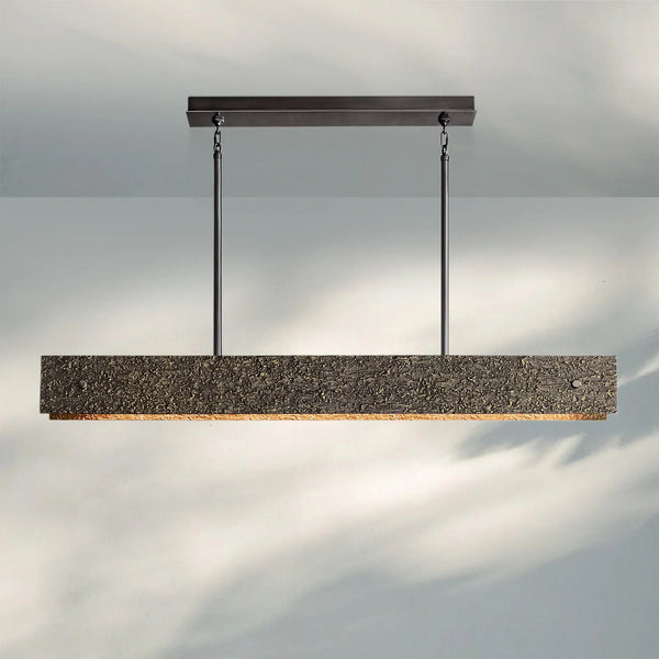 Veuvery Linear Chandelier 54" 72"-chandeliers for dining room,chandeliers for stairways,chandeliers for foyer,chandeliers for bedrooms,chandeliers for kitchen,chandeliers for living room-54''-Bronze-Arialamps