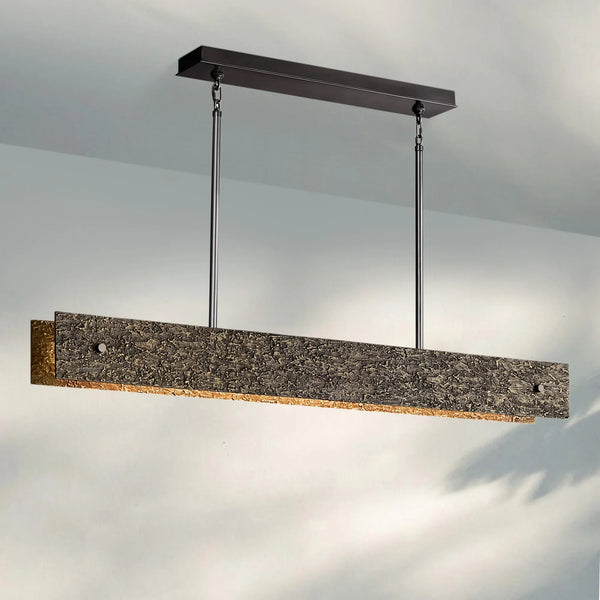 Veuvery Linear Chandelier 54" 72"-chandeliers for dining room,chandeliers for stairways,chandeliers for foyer,chandeliers for bedrooms,chandeliers for kitchen,chandeliers for living room-Arialamps