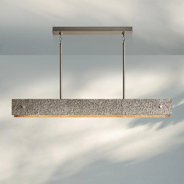 Veuvery Linear Chandelier 54" 72"-chandeliers for dining room,chandeliers for stairways,chandeliers for foyer,chandeliers for bedrooms,chandeliers for kitchen,chandeliers for living room-54''-Pewter-Arialamps