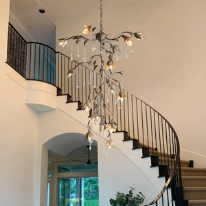 Viticcia Cascade Chandelier-Lighting-Arialamps