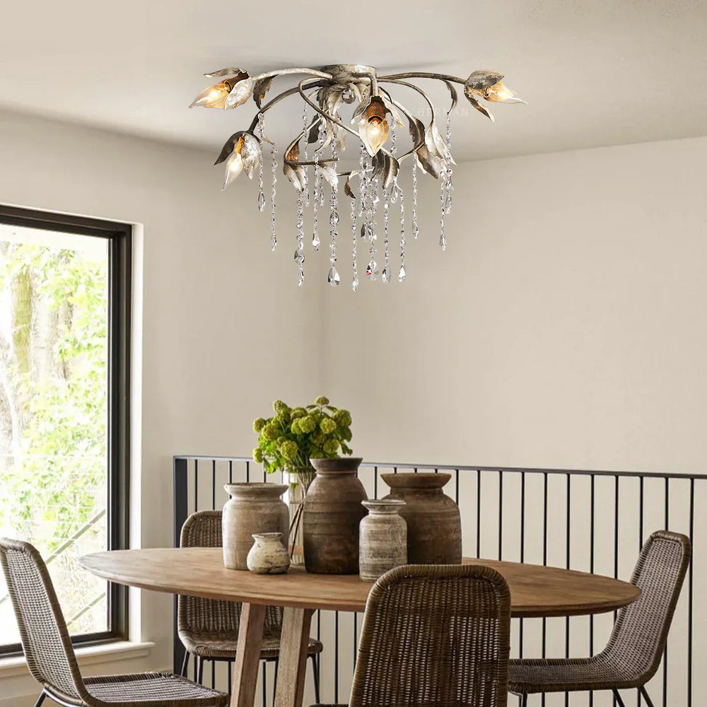 Viticcia Flushmount 24''32''-Lighting-Arialamps