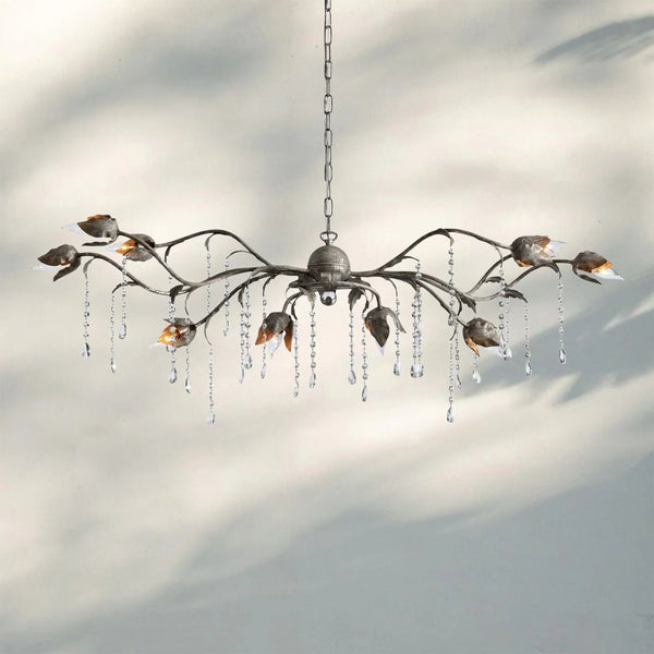 Viticcia Rectangular Chandelier 52" 61" 71"-Lighting-Arialamps