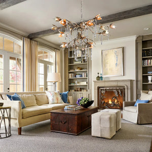 Viticcia Round Chandelier-Lighting-Arialamps