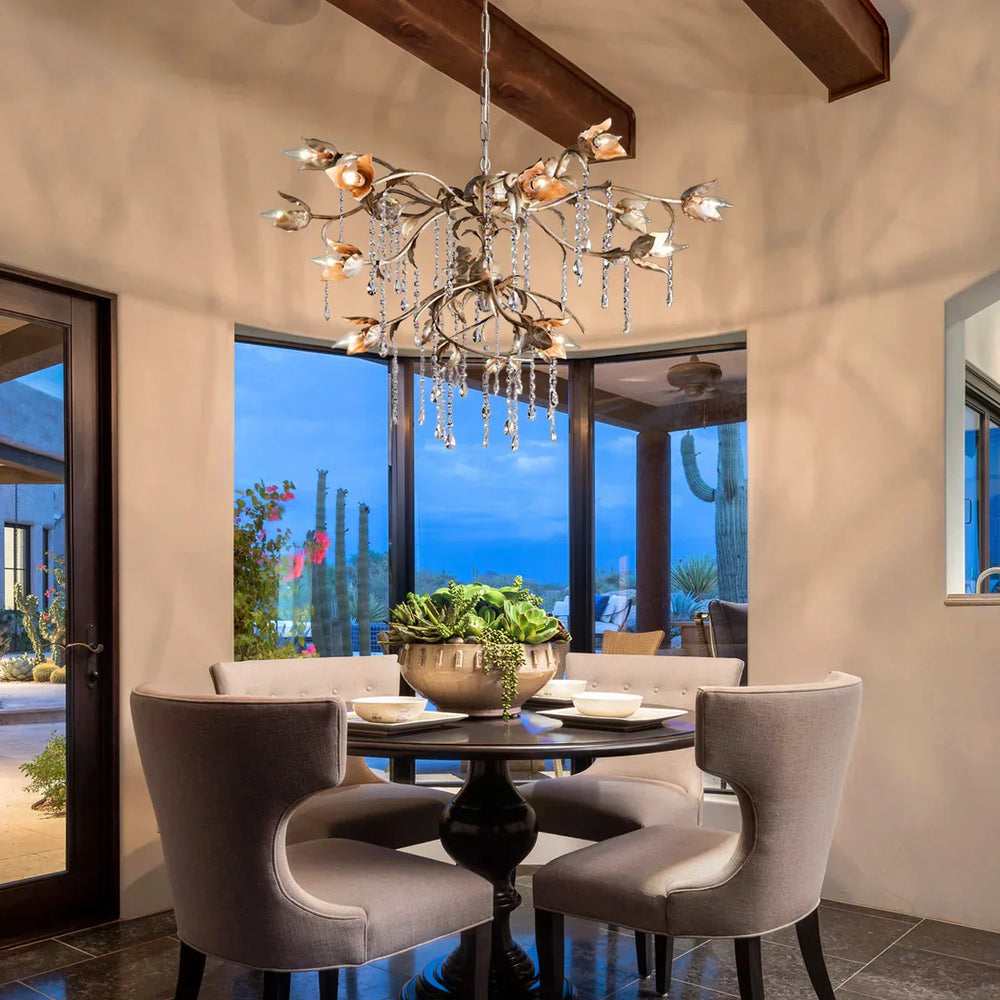 Viticcia Round Chandelier-Lighting-Arialamps