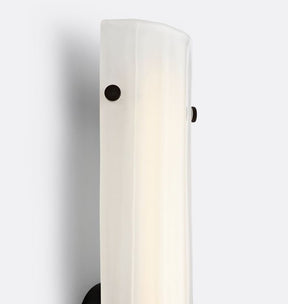 Willamette 28″ LED Clear Fluted Glass Wall Sconce