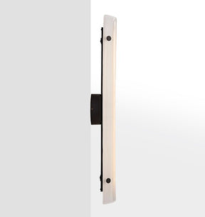 Willamette 28″ LED Clear Fluted Glass Wall Sconce