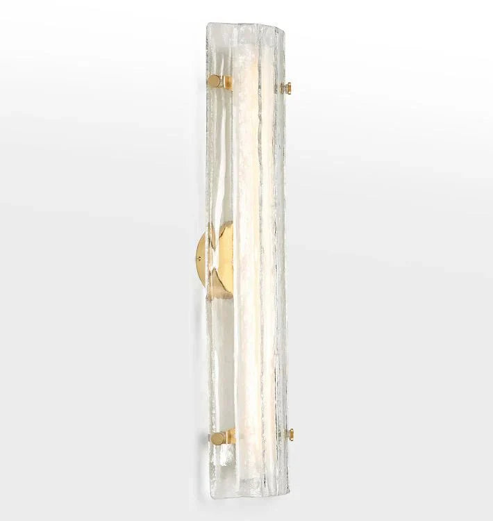 Willamette Glass Wall Sconce 28" - Arialamps