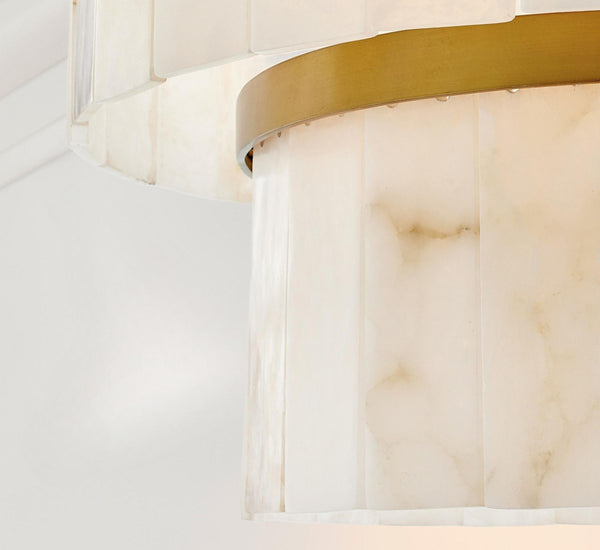 Windham Alabaster 3 Tier Chandelier-chandelier-Arialamps