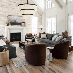 Windham Alabaster 3 Tier Chandelier-chandelier-Arialamps